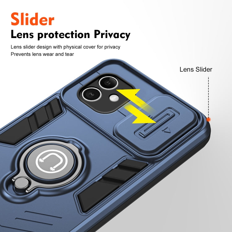 For iPhone 11 Camshield Ring Holder Phone Case