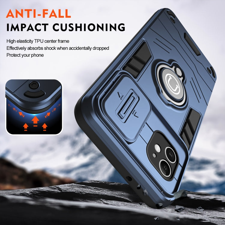 For iPhone 11 Camshield Ring Holder Phone Case