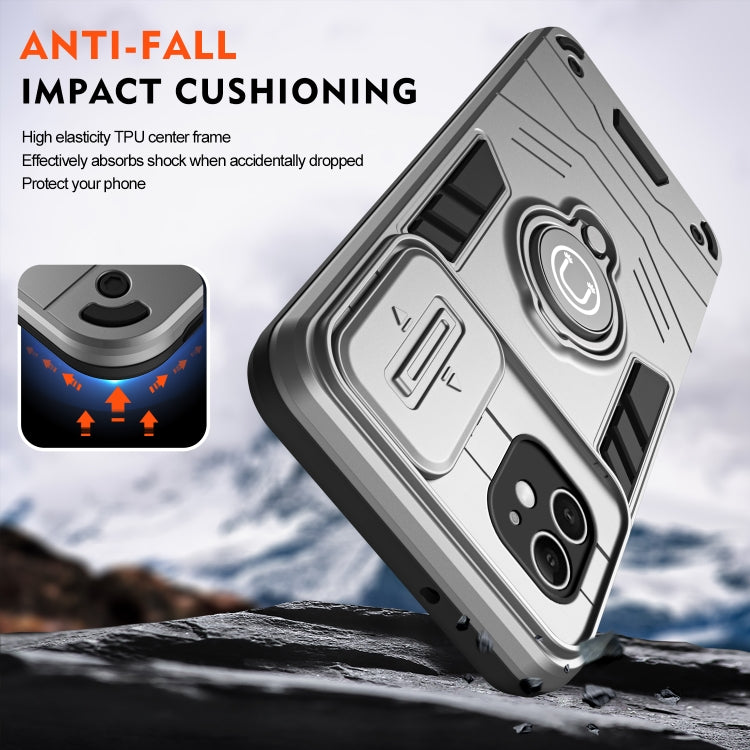 For iPhone 11 Camshield Ring Holder Phone Case
