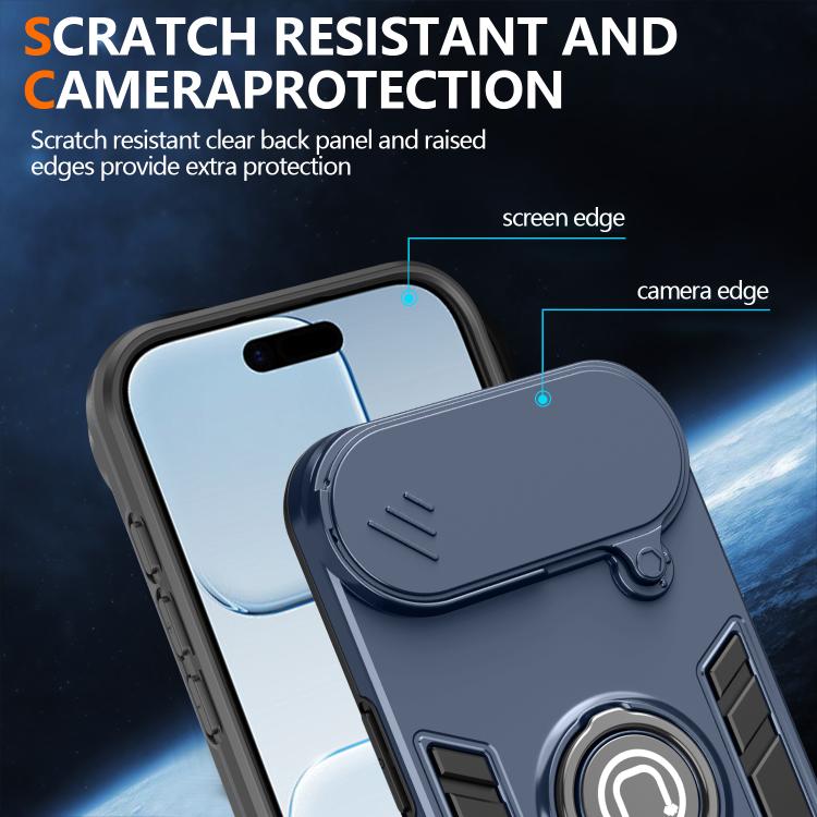 For iPhone Air Camshield Ring Holder Phone Case