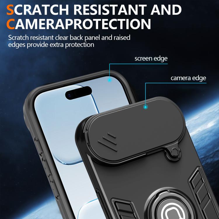 For iPhone Air Camshield Ring Holder Phone Case