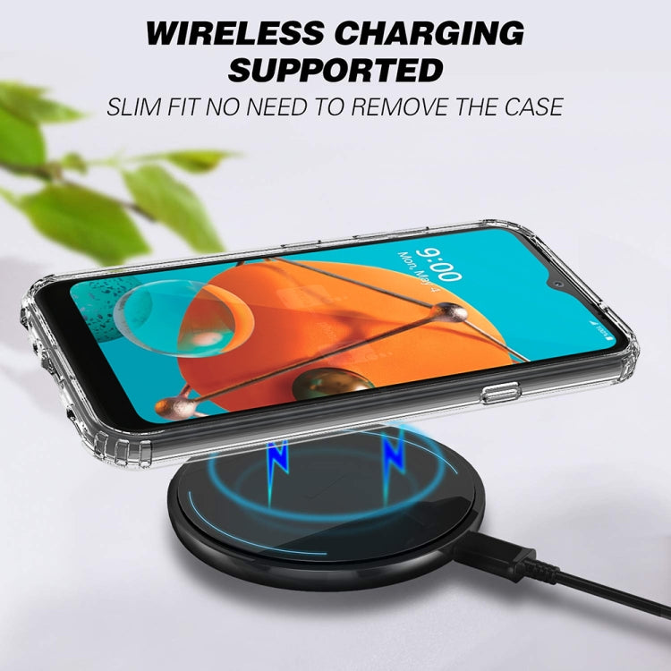 For LG K31 Shockproof Scratchproof TPU + Acrylic Protective Case