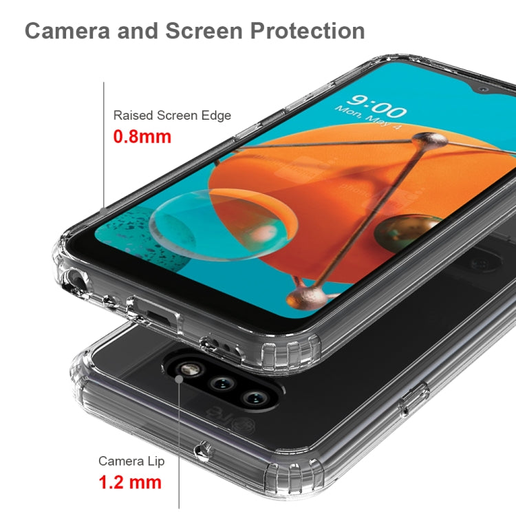 For LG K31 Shockproof Scratchproof TPU + Acrylic Protective Case