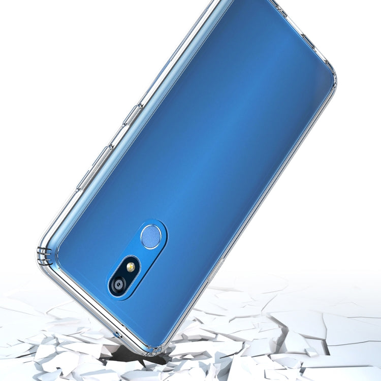 For LG K40 / K12 Plus Shockproof Scratchproof TPU + Acrylic Protective Case