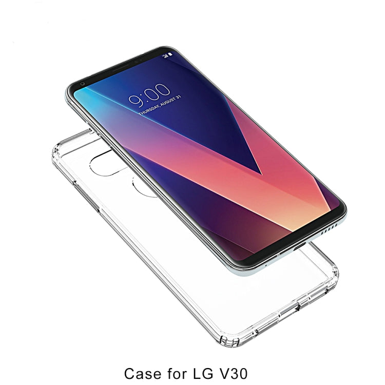 For LG V30 Shockproof Scratchproof TPU + Acrylic Protective Case