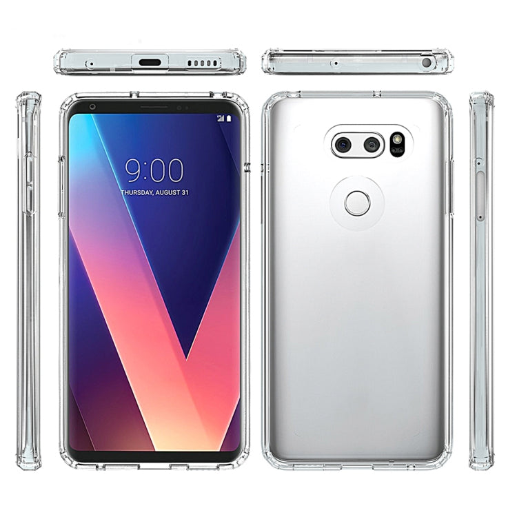 For LG V30 Shockproof Scratchproof TPU + Acrylic Protective Case