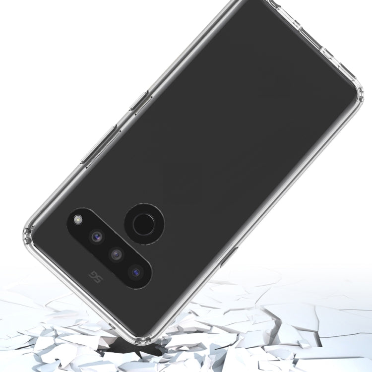 For LG V50 ThinQ 5G Shockproof Scratchproof TPU + Acrylic Protective Case