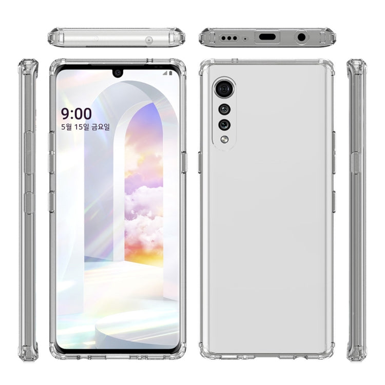 For LG Velvet Shockproof Scratchproof TPU + Acrylic Protective Case
