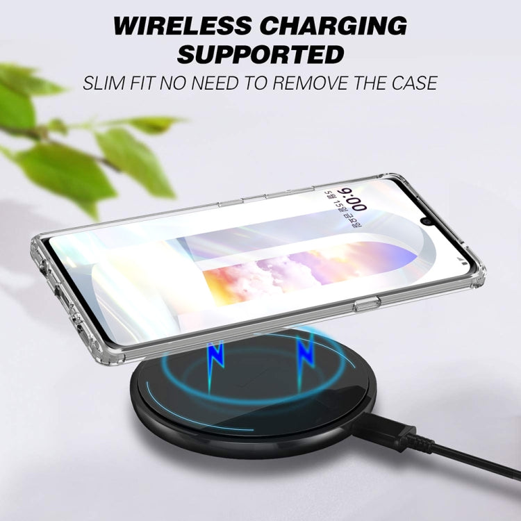 For LG Velvet Shockproof Scratchproof TPU + Acrylic Protective Case