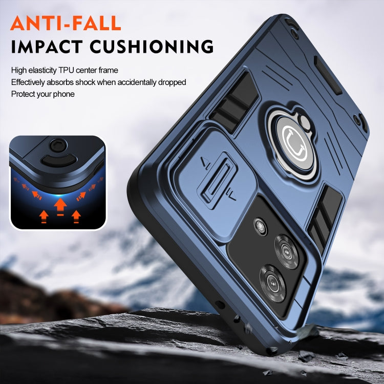 For Motorola Edge 40 Neo Camshield Ring Holder Phone Case