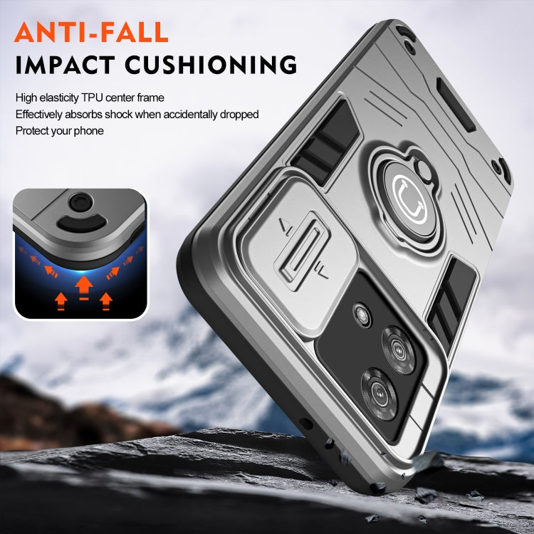 For Motorola Edge 40 Neo Camshield Ring Holder Phone Case