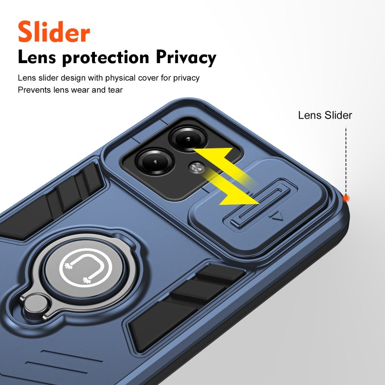 For Motorola Moto G14 Camshield Ring Holder Phone Case