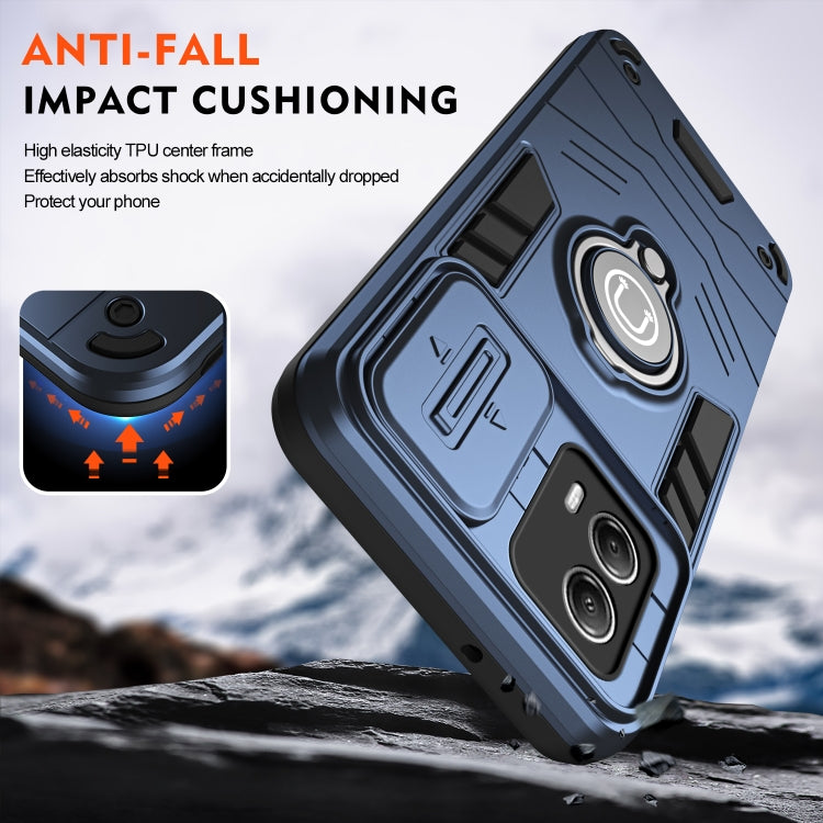 For Motorola Moto G53 5G Camshield Ring Holder Phone Case