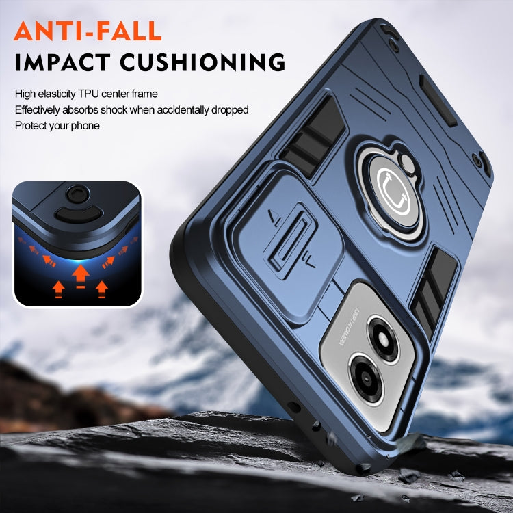 For Motorola Moto E14 Camshield Ring Holder Phone Case