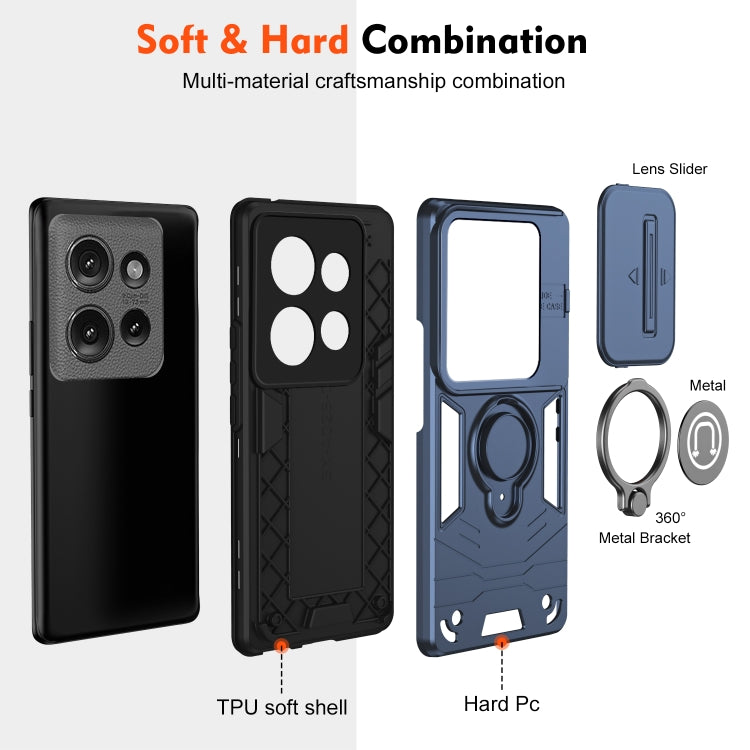 For Motorola Edge 50 Camshield Ring Holder Phone Case