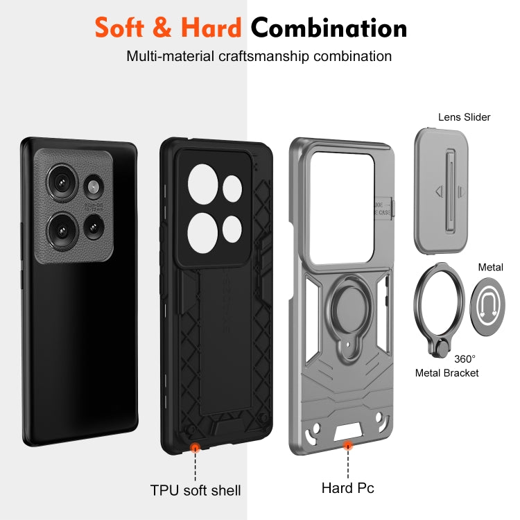For Motorola Edge 50 Camshield Ring Holder Phone Case