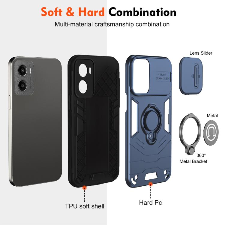 For Motorola Moto G05 Camshield Ring Holder Phone Case