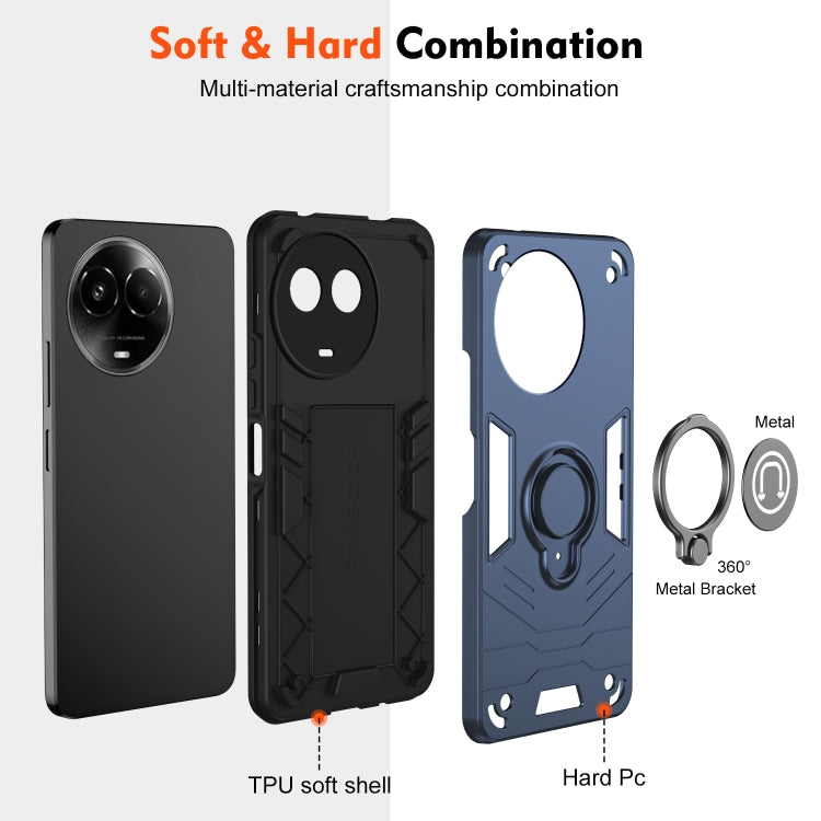 For Realme 11 5G / 11x Camshield Ring Holder Phone Case