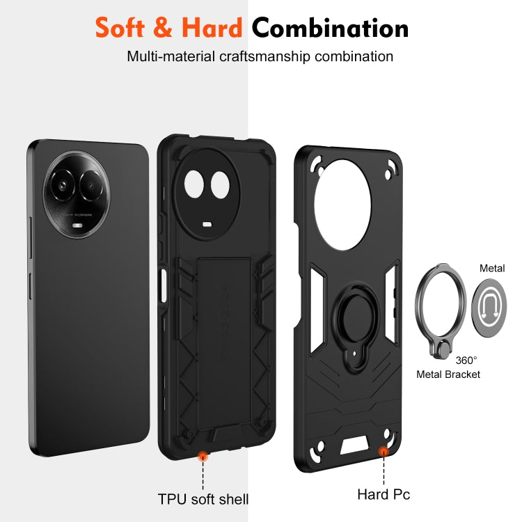 For Realme 11 5G / 11x Camshield Ring Holder Phone Case