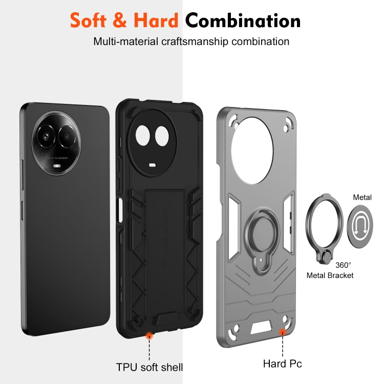 For Realme 11 5G / 11x Camshield Ring Holder Phone Case