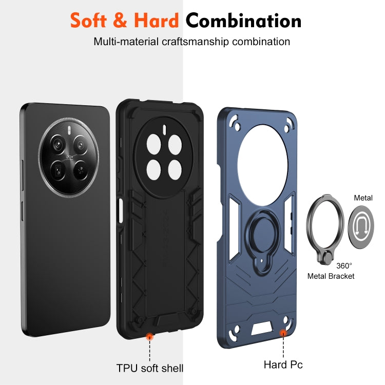 For Realme 12 Pro+ Camshield Ring Holder Phone Case