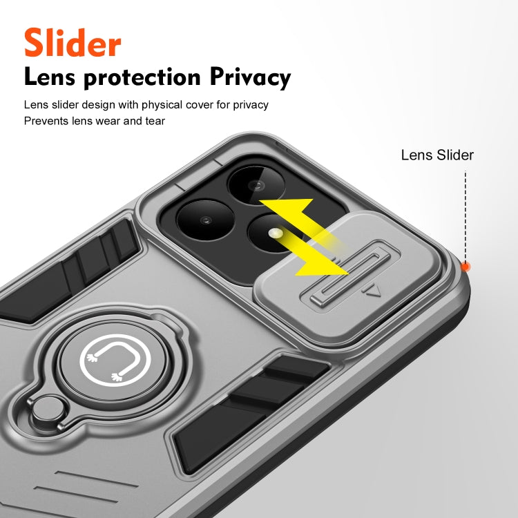 For Realme Note 50 Camshield Ring Holder Phone Case