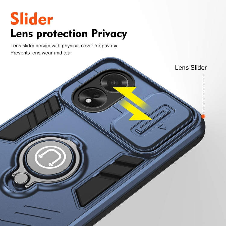 For OPPO A38 4G / A18 Camshield Ring Holder Phone Case
