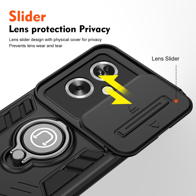 For OPPO A79 5G Camshield Ring Holder Phone Case