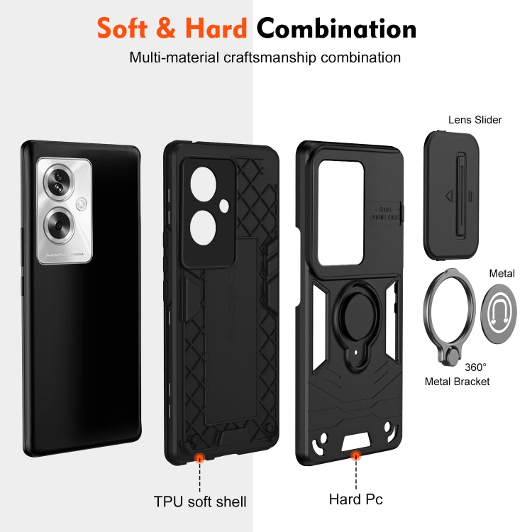 For OPPO A79 5G Camshield Ring Holder Phone Case