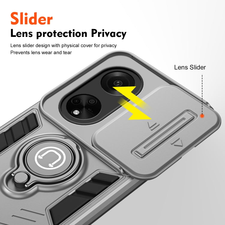 For OPPO A98 Camshield Ring Holder Phone Case