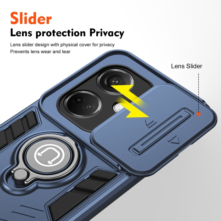 For OPPO K11 5G / OnePlus Nord CE 3 5G Camshield Ring Holder Phone Case