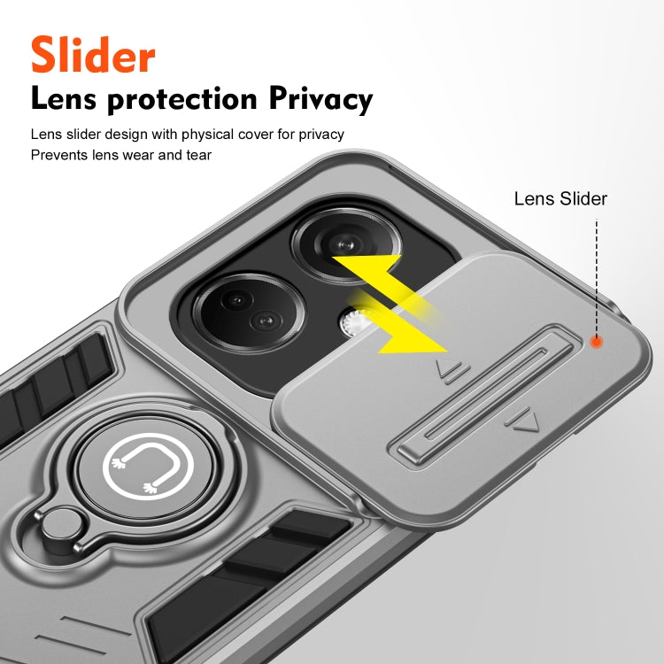 For OPPO K11 5G / OnePlus Nord CE 3 5G Camshield Ring Holder Phone Case