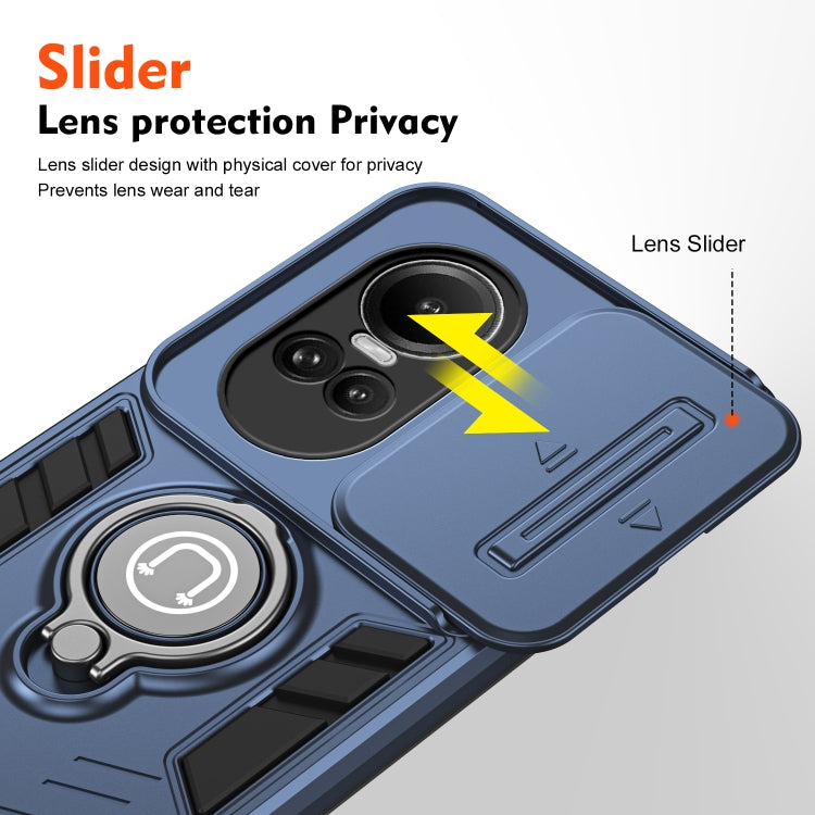For OPPO Reno10 5G / Reno10 Pro 5G Camshield Ring Holder Phone Case