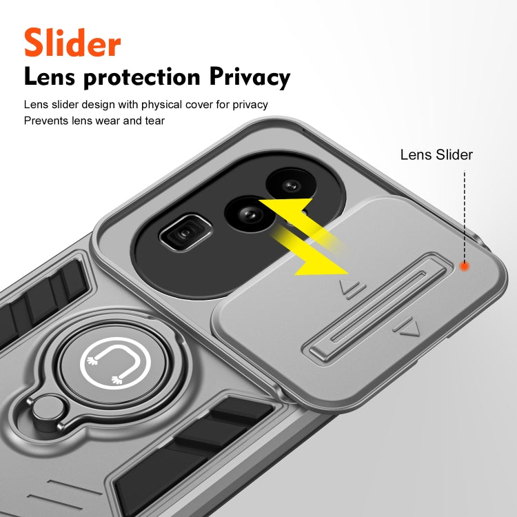 For OPPO Reno10 Pro+ 5G Camshield Ring Holder Phone Case
