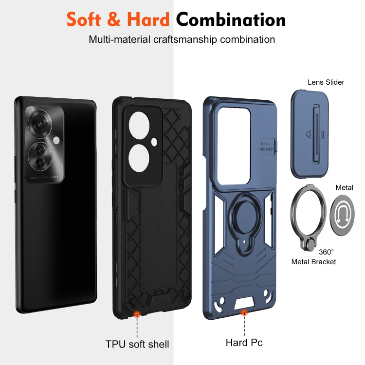 For OPPO Reno11 F / F25 Pro Camshield Ring Holder Phone Case