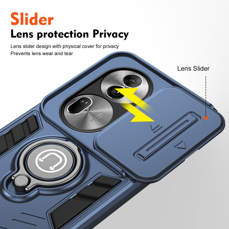 For OPPO Reno11 Pro Global Camshield Ring Holder Phone Case