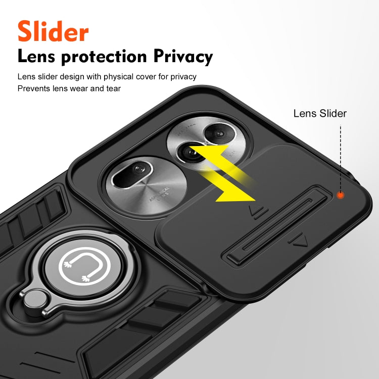 For OPPO Reno11 Pro Global Camshield Ring Holder Phone Case