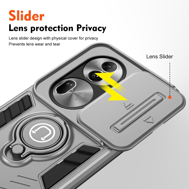 For OPPO Reno11 Pro Global Camshield Ring Holder Phone Case