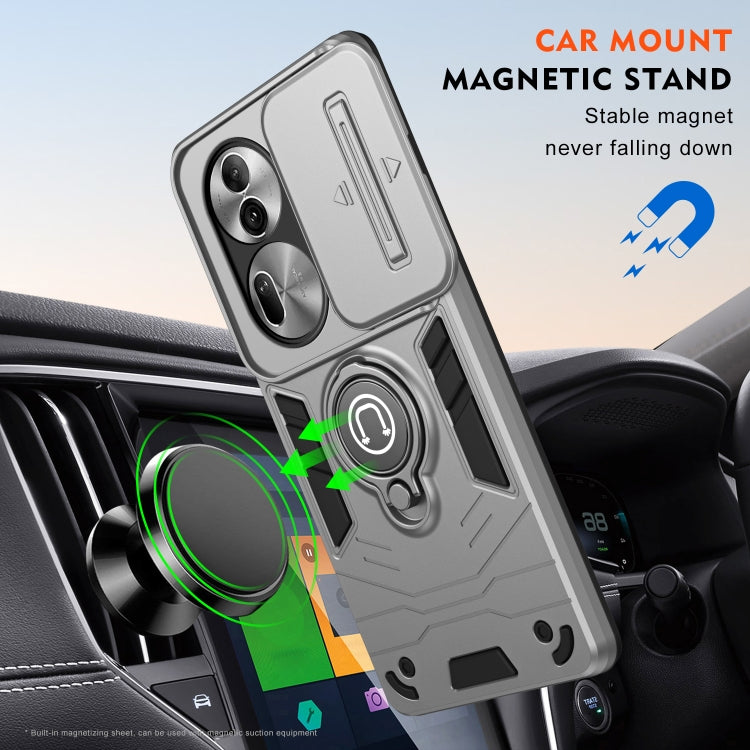 For OPPO Reno11 Pro Global Camshield Ring Holder Phone Case