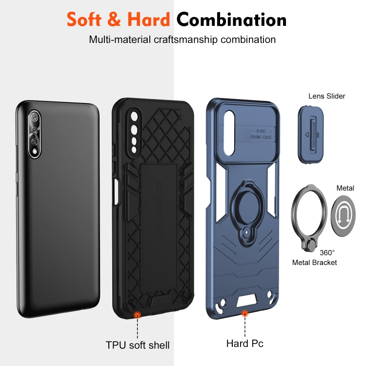 For vivo S1 Camshield Ring Holder Phone Case