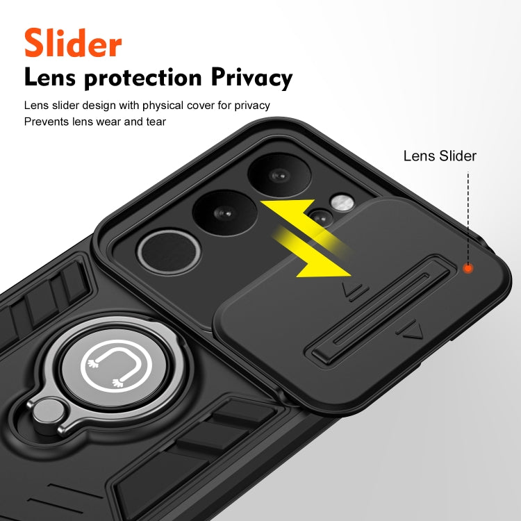 For vivo V29 5G / V29 Pro / S17 / S17 Pro Camshield Ring Holder Phone Case