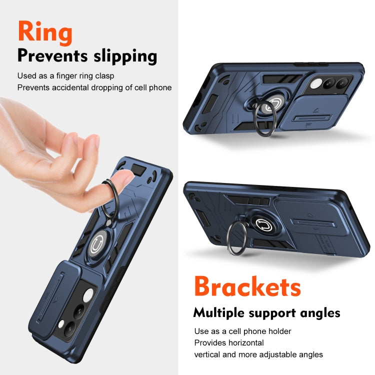 For vivo V29e 5G / Y200 5G Camshield Ring Holder Phone Case