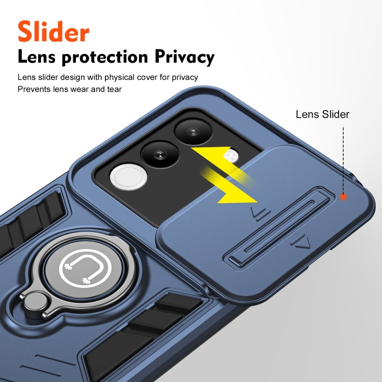 For vivo V29e 5G / Y200 5G Camshield Ring Holder Phone Case