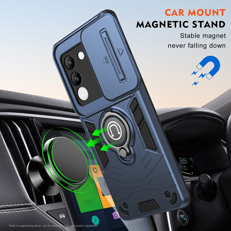 For vivo V29e 5G / Y200 5G Camshield Ring Holder Phone Case