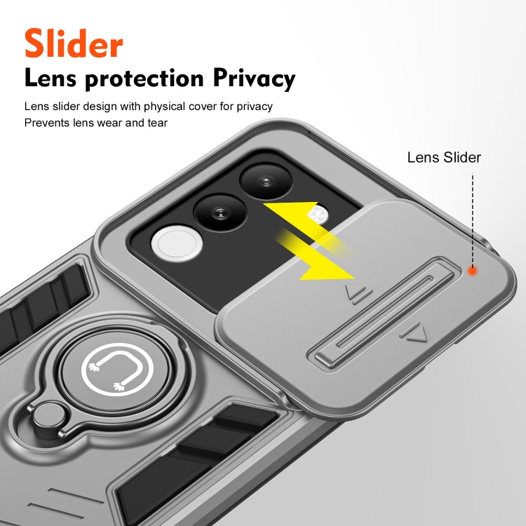For vivo V29e 5G / Y200 5G Camshield Ring Holder Phone Case