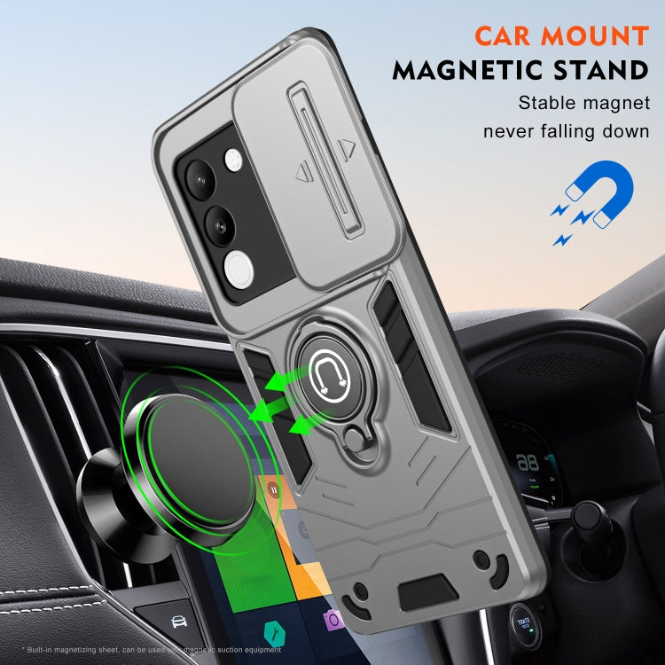 For vivo V29e 5G / Y200 5G Camshield Ring Holder Phone Case