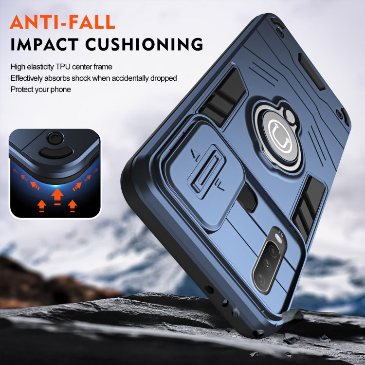 For vivo Y17 Camshield Ring Holder Phone Case