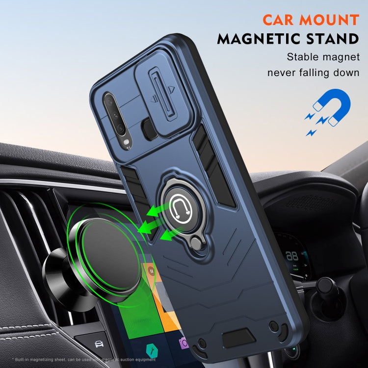 For vivo Y17 Camshield Ring Holder Phone Case