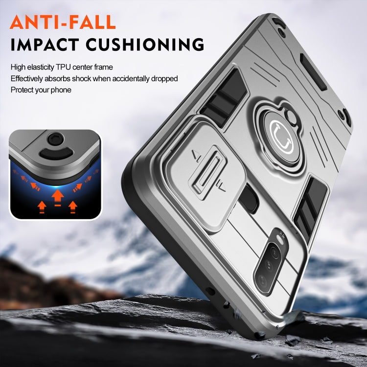 For vivo Y17 Camshield Ring Holder Phone Case