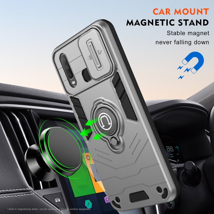 For vivo Y17 Camshield Ring Holder Phone Case